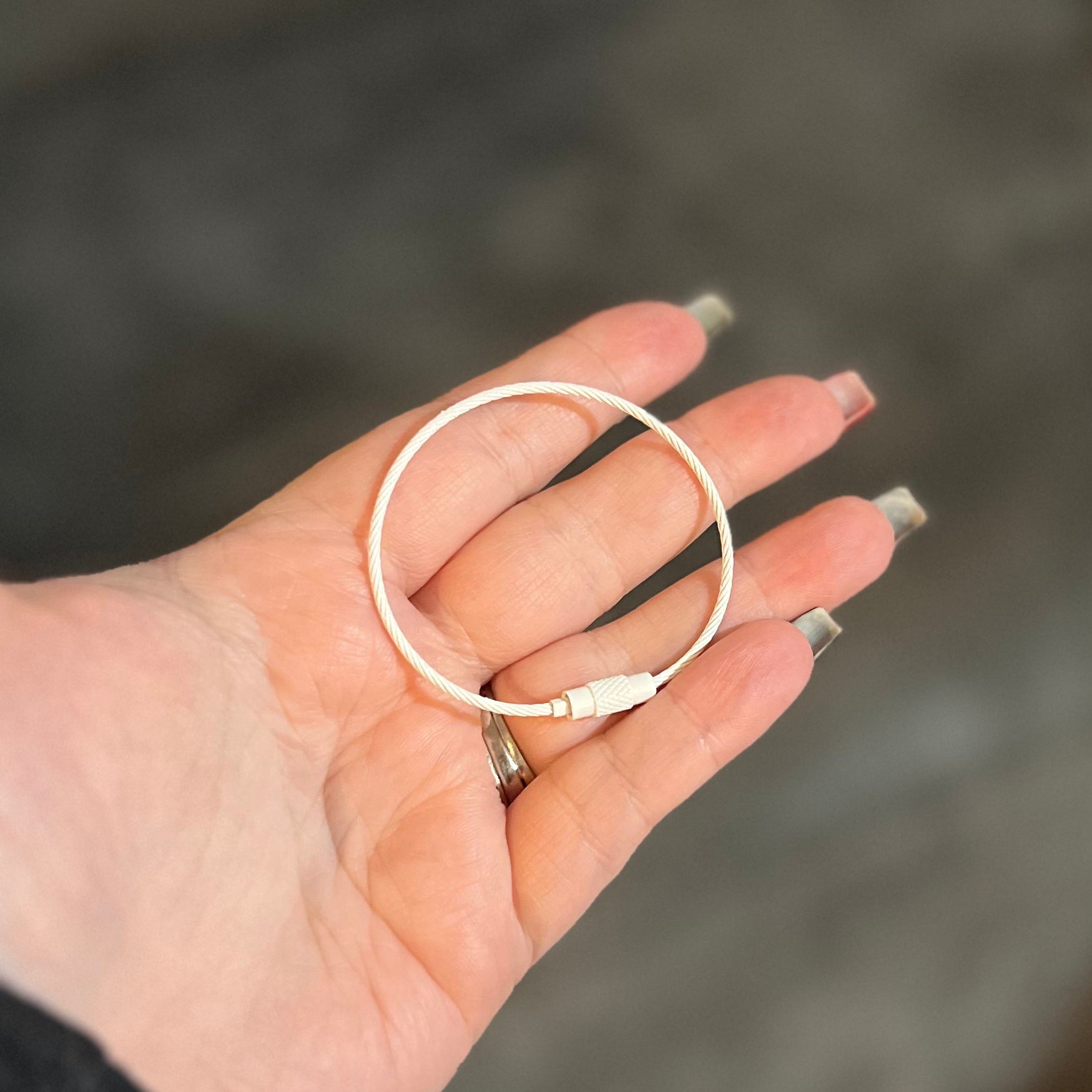 Wire Keychain Cable Thingie - Keychain Clips